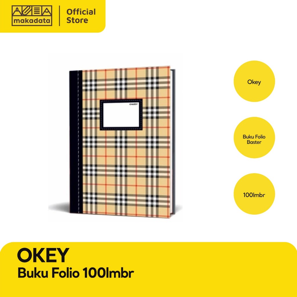 

BUKU TULIS KEUANGAN / HARDCOVER UKURAN FOLIO ISI 100 LEMBAR OKEY