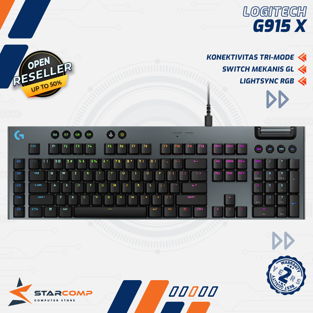Logitech Keyboard Gaming G915 X Wired