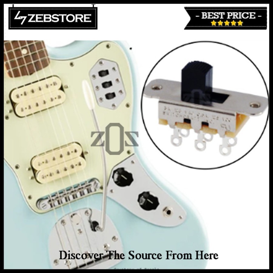 Mini Saklar Switch Switchcraft Geser Slide Jaguar SPDT 3Pin