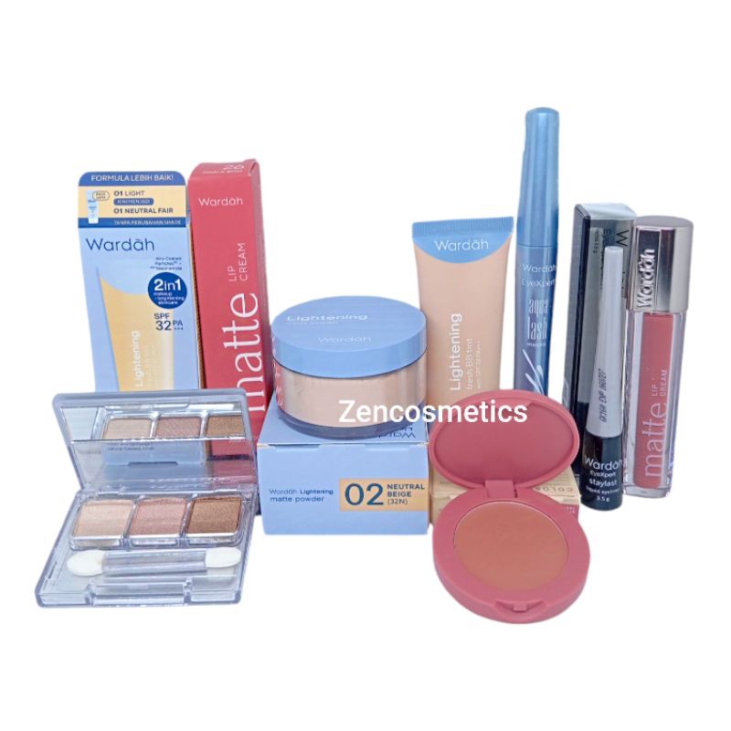 New Wardah Paket Make Up Lengkap/ Wardah Make up Komplit /Make Up Parsel