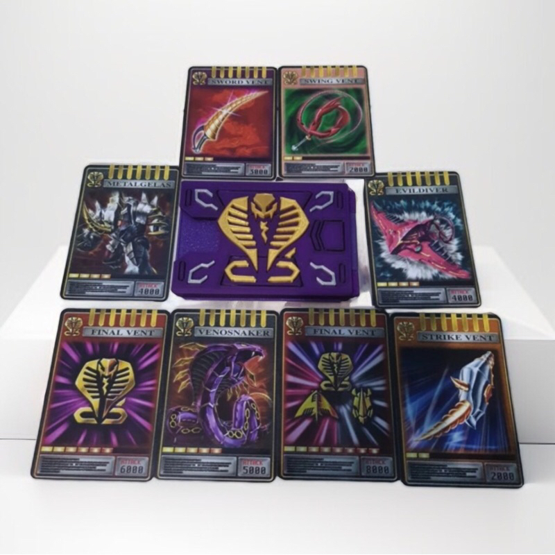 Recast Bootleg Non Ori Csm Complete Selection Kamen Rider Ryuki Ohja Deck Set Card Not Dx