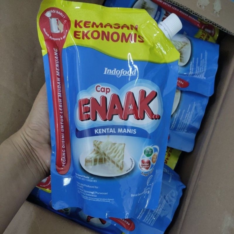 

SUSU KENTAL MANIS ENAK 545 GR/SUSU ENAK POUCH KENTAL MANIS
