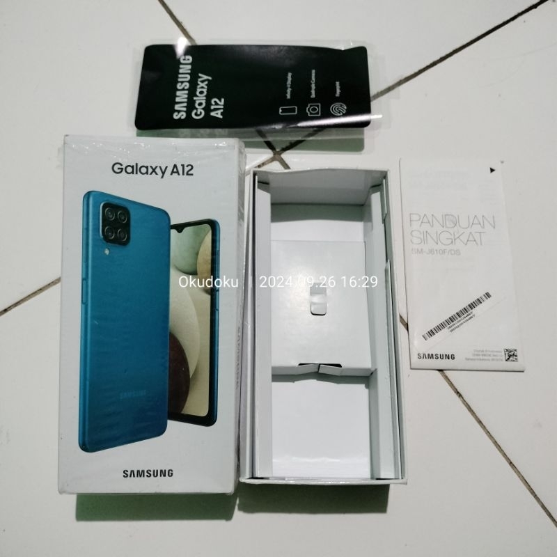 Dus Box Samsung Galaxy A12 Original Copotan