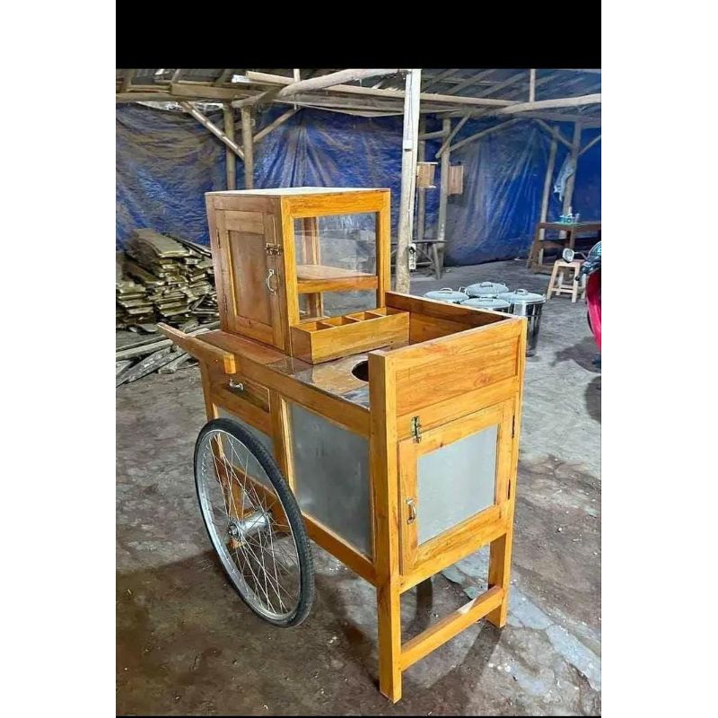 gerobak dorong / cilok / pentol kuah / sempol / gerobak usaha