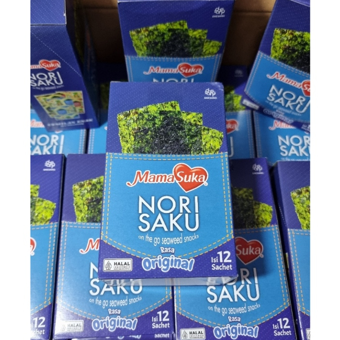 

RB Mamasuka Nori Saku Rumput Laut Kering 2gr isi 12pcs