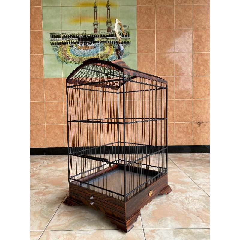 SANGKAR KWK GEPENGAN KOPER SONO KELING SUPER PREMIUM UKURAN 36x43