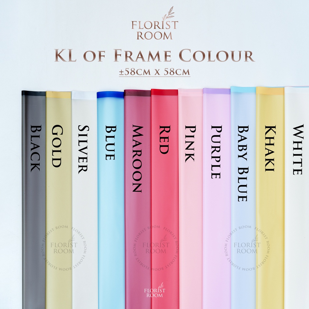 

2 Lembar KL of Frame Colour cellophane