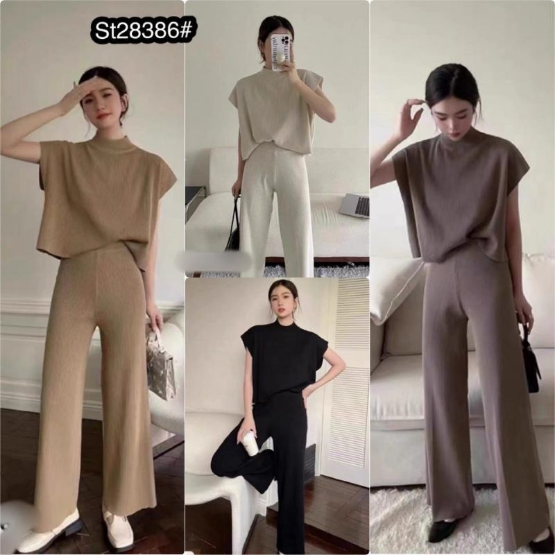 Set Knit Kala Set Blouse Knit + Pants Knit