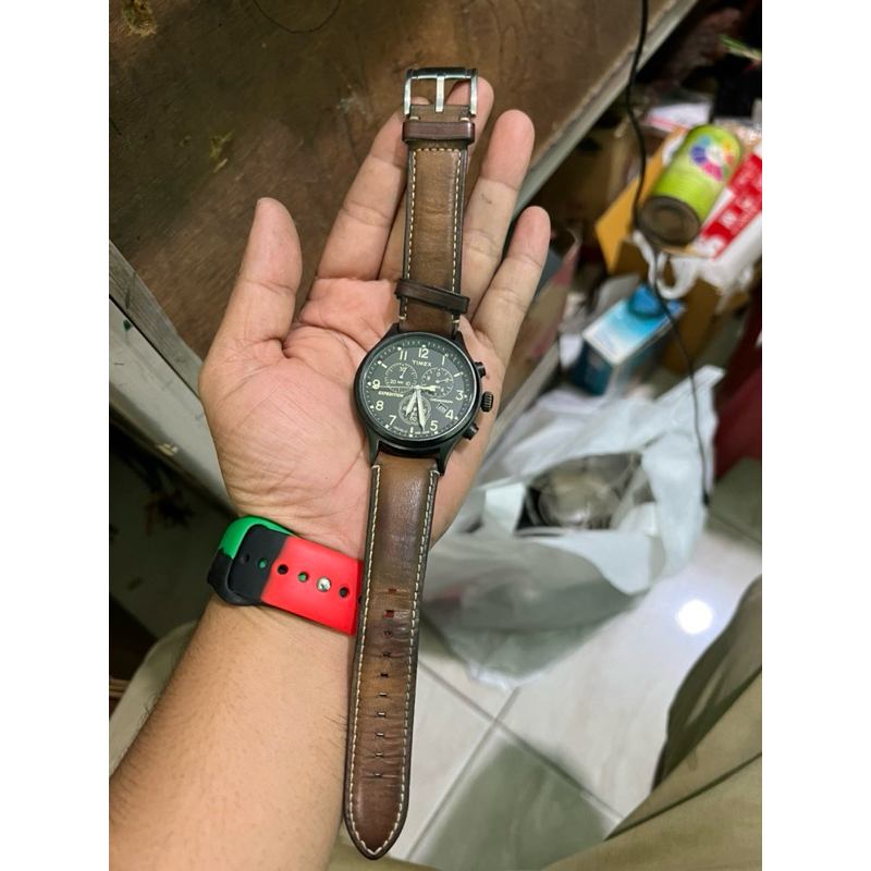 JAM TANGAN PRIA TIMEX EXPEDITION INDIGLO WR100M TW4B09000 ORIGINAL 100%