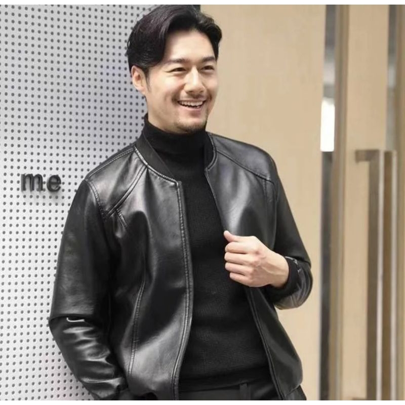 jaket semi kulit pria dewasa / jaket pria dewasa terbaru / jaket motor pria