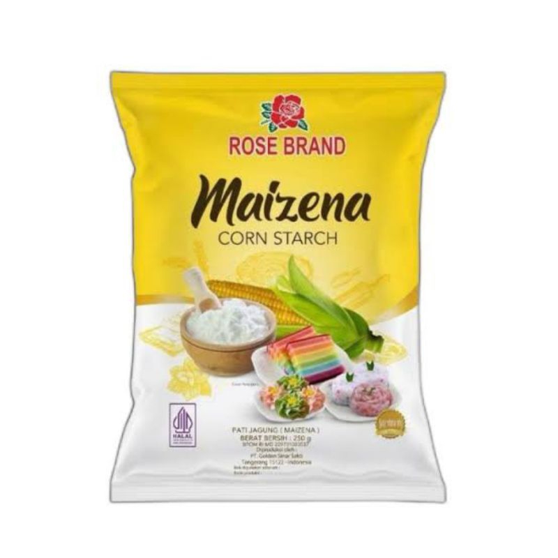 

Tepung Maizena / Corn Starch Rose Brand Kemasan 500gr