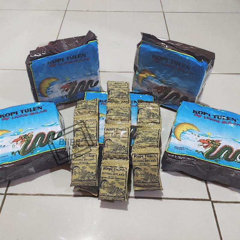 

1 Pack Coffee Liong Bulan Tanpa Gula 8gr - 3 Renceng Isi 30 Sachet - Kopi Khas Bogor