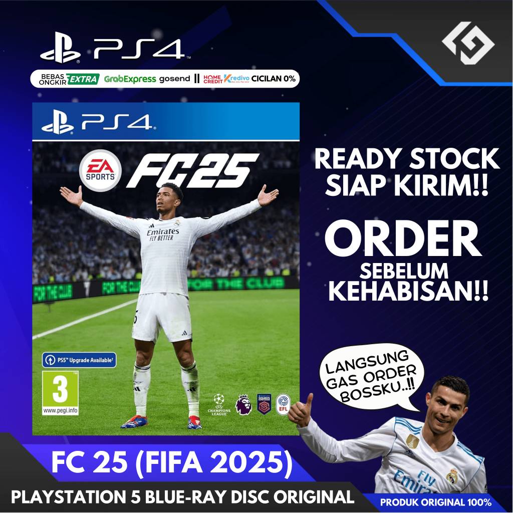 PS4 FC25 / EA FC 25 / FIFA 25 BD Disc Kaset Game Original