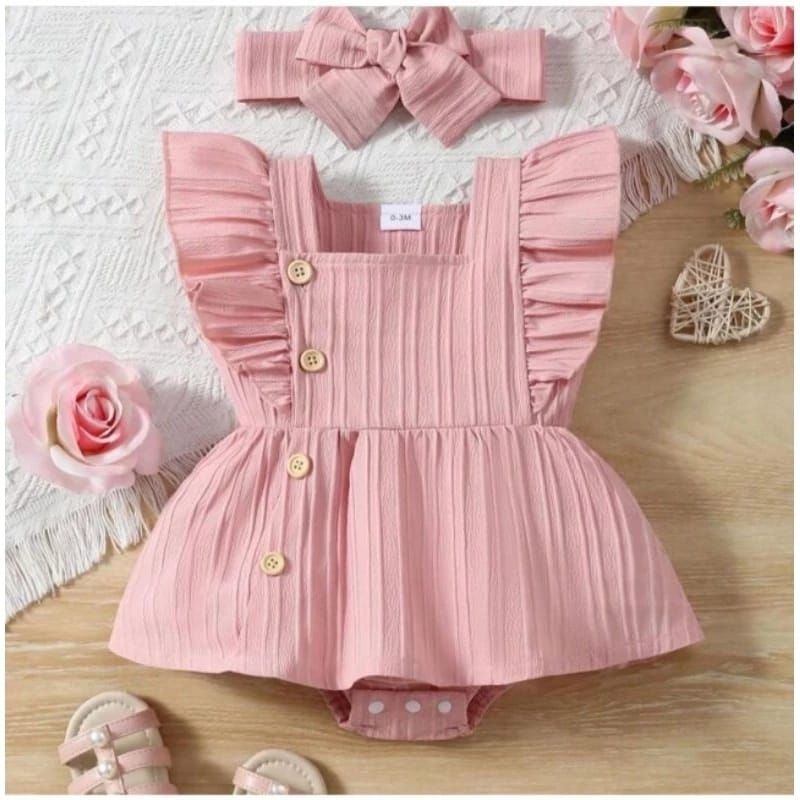 Yurie Dress Romper baby overall dress bayi