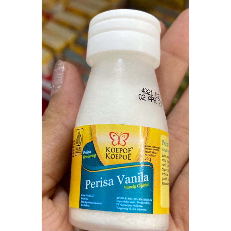 

Koepoe koepoe perisa vanila vanely crystal 20g