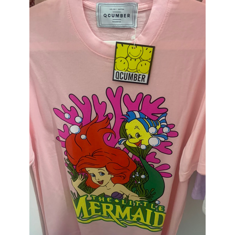 Kaos Qcumber bkk mermaid pink