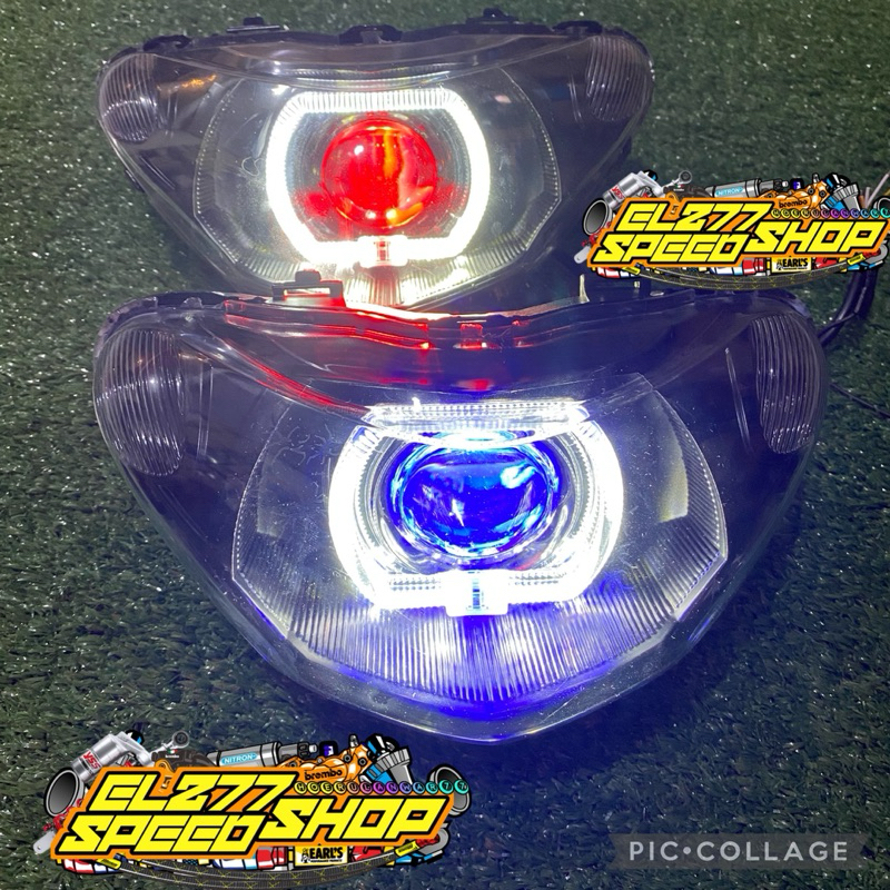 BISA COD Reflektor lampu depan mio smile & sporty set billed projie Head lamp mio sporty mio smile p