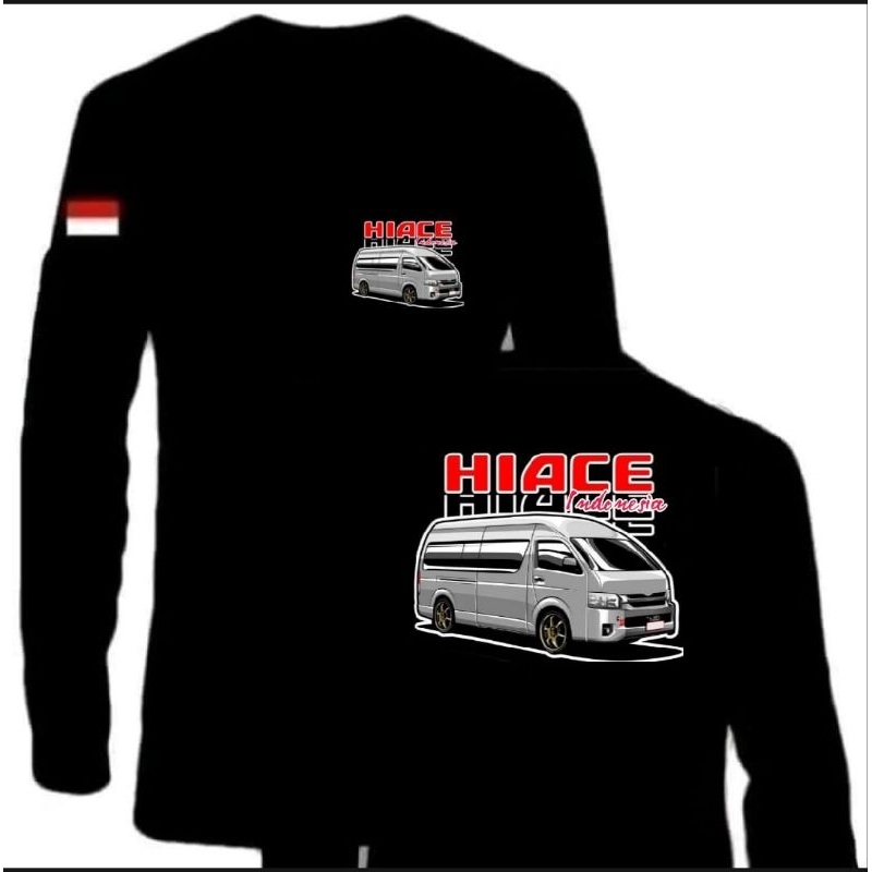 KAOS TANGAN PANJANG MOBIL HIACE INDONESIA