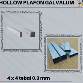 hollow 4x4 tebal 3 mm  hollow gypsum  hollow plavon pvc  holo gypsum galvalum  Holo Gypsum GRC  Holl