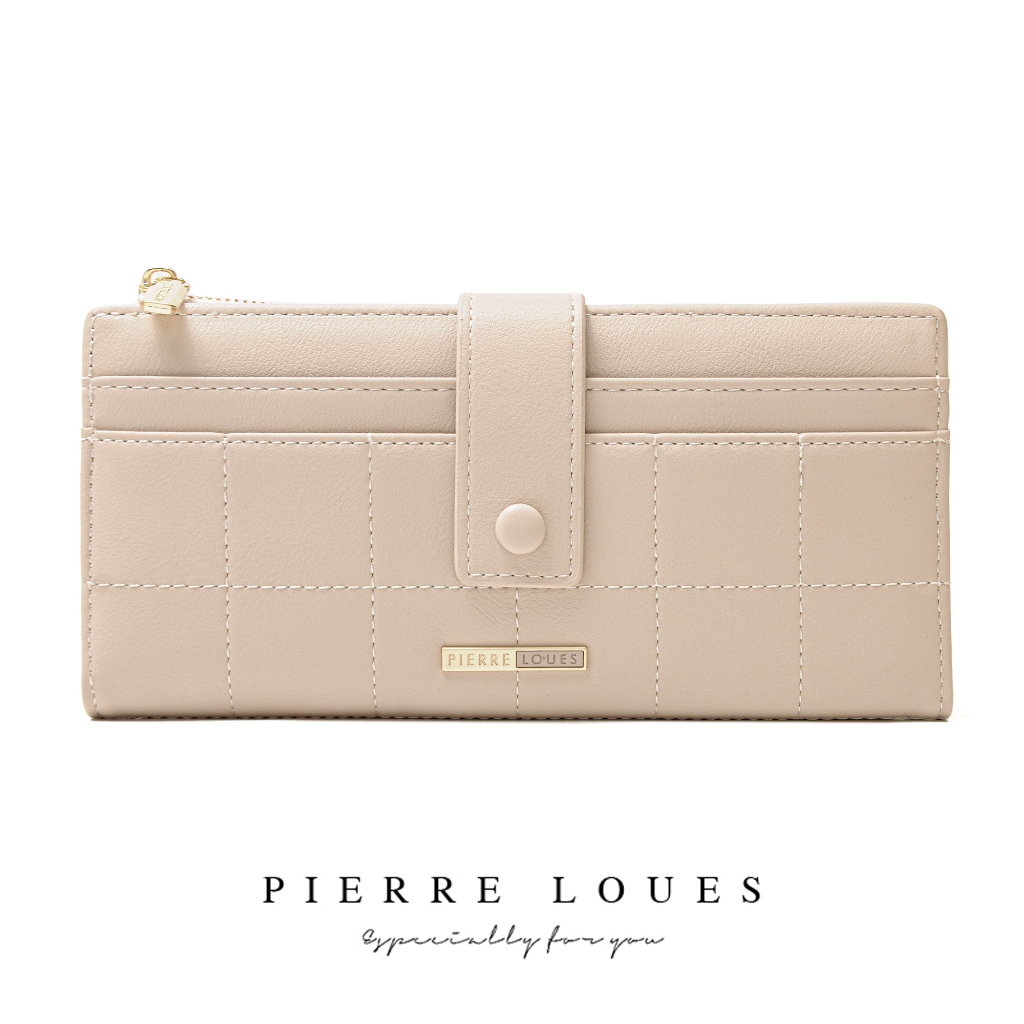 Dompet Wanita Panjang PIERRE LOUES Izora Wallet Bahan Kulit PU Leather Premium BAEOS