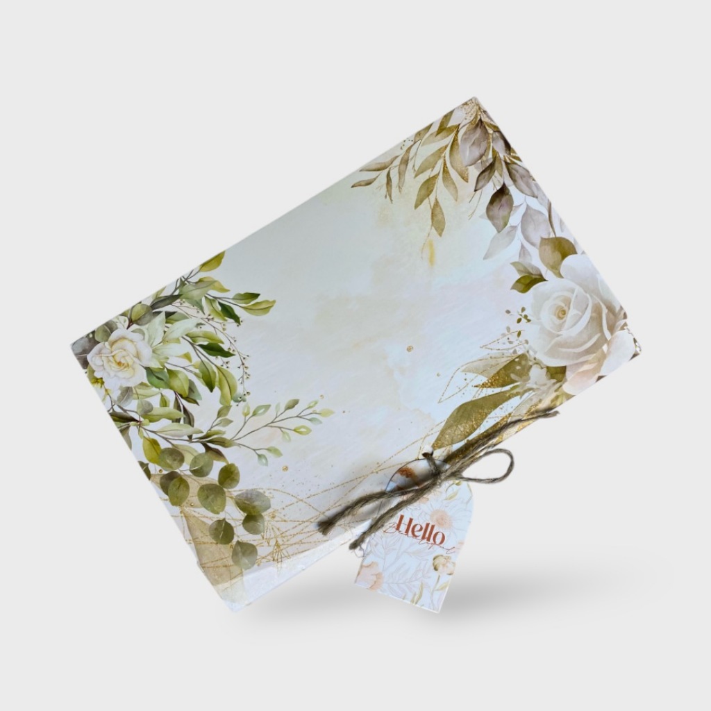 

SELANGKAH - BOX STELLA FLORAL 24x15x5 CM BOX PACKAGING DUS KEMASAN SOUVENIR HAMPERS GIFT HIJAB BAJU GAMIS KAIN BRIDESMAID