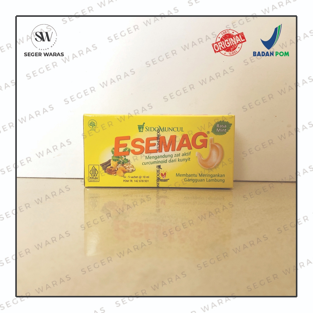ESEMAG Sidomuncul rasa mint (1 dus isi 5 sachet @ 10ml) obat herbal untuk maag