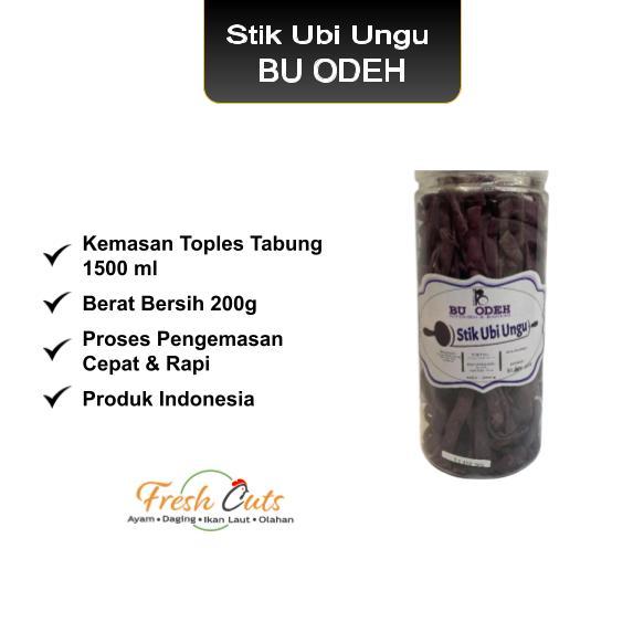 

Stik Ubi Ungu 200gr Bu Odeh / Cemilan Sehat / Camilan / Ubi Ungu