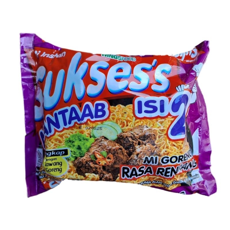 

Mie Sukses Isi 2 Rasa Rendang