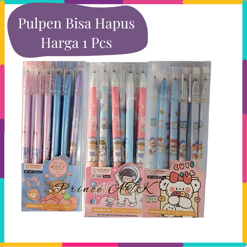 

[1 pcs] Pulpen Bisa di hapus / Erasable Pen Motif Fancy