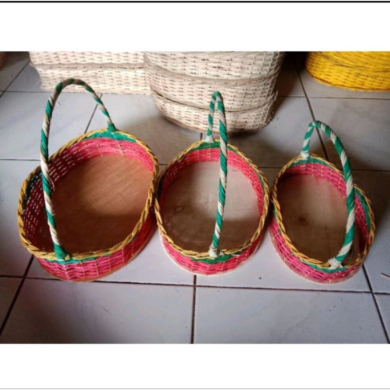 Keranjang Bunga Tabur/Keranjang Bunga Rotan