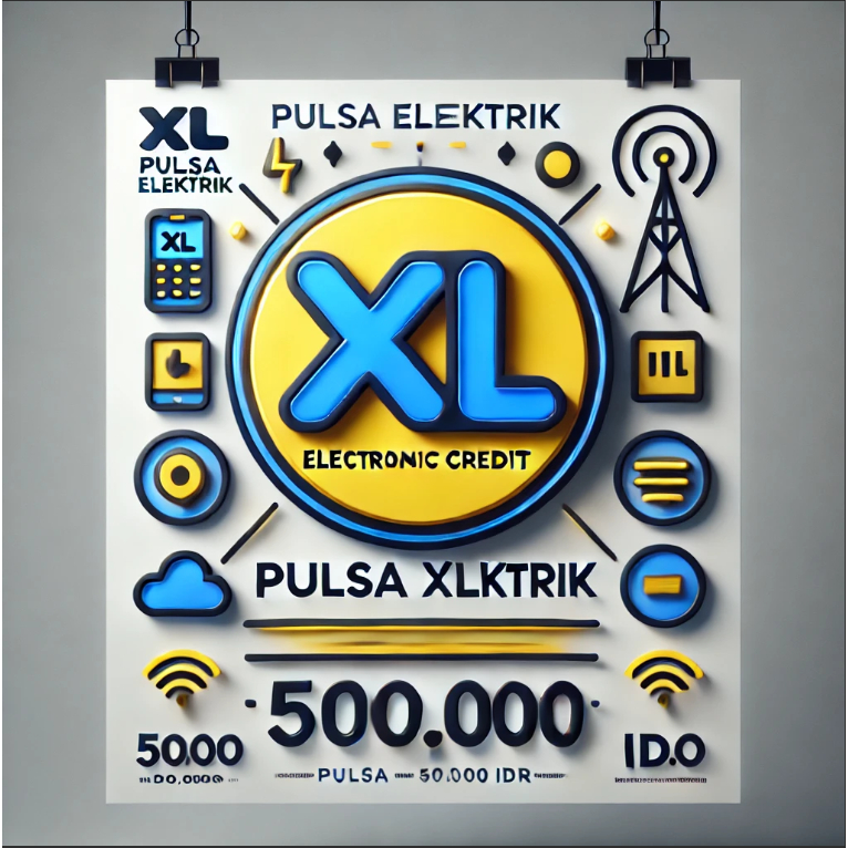 Pulsa XL 500 Ribu Elektrik Proses 1 - 30 menit Murah