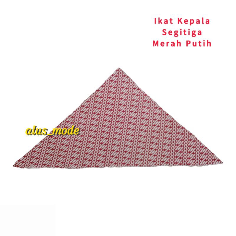 Slayer Ikat Segitiga Merah Putih Iket Kepala Batik Merah Putih Iket Sunda Ikat Kepala Sunda Anak Ika