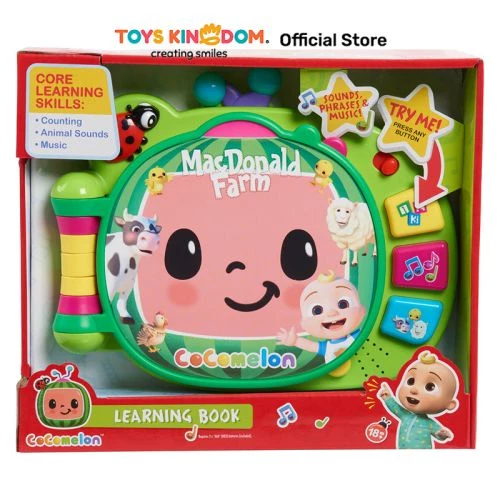 Toys Kingdom Cocomelon Learning Book 96132 Toys Kids Toy Buku Belajar Dan Bermain Elektronik Play Bo