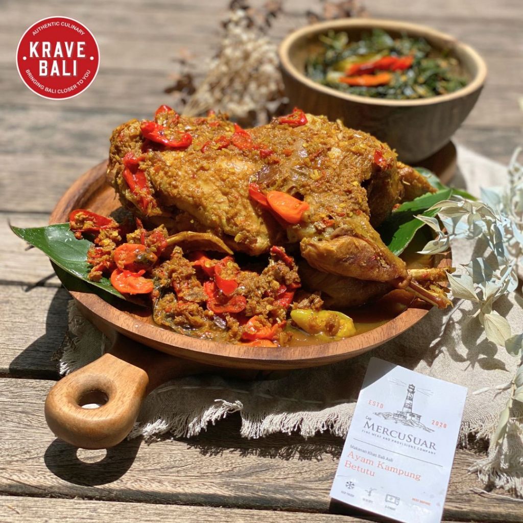 

Ayam Kampung Betutu Mercusuar 1200 Gram 1 Ekor - Makanan Khas Bali Asli - Krave Bali