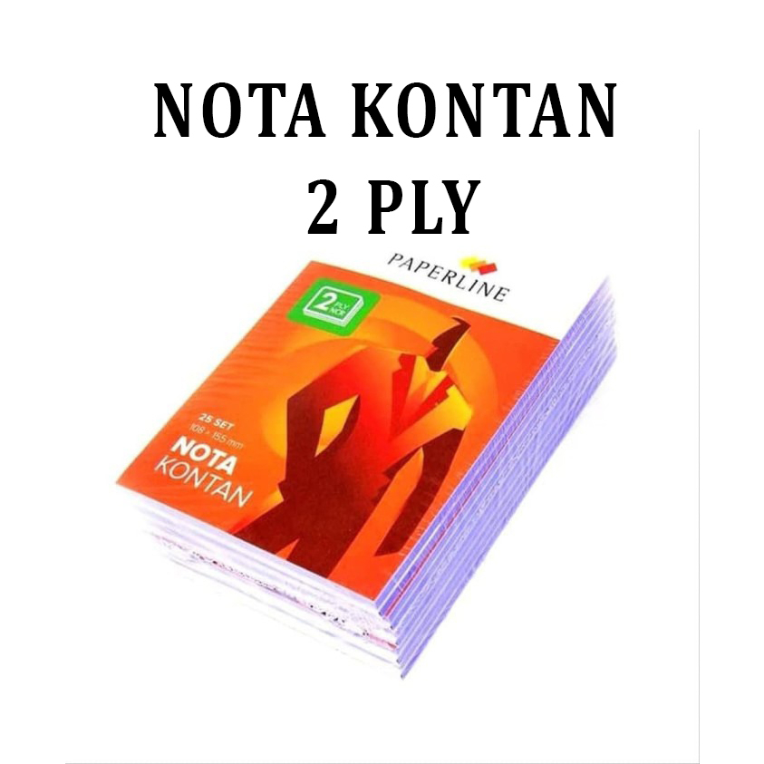

RB Paperline Nota Kontan 2ply K2 NCR - PPL NK K2 NCR (10 PCS)