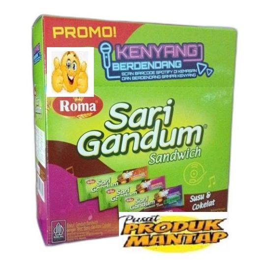 

Roma Sari Gandum Box / Sari Gandum sandwich Biskuit