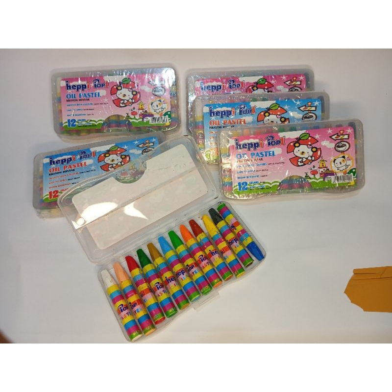 

Crayon 12 warna / oil pastel 12 warna / krayon minyak 12 warna / krayon anak