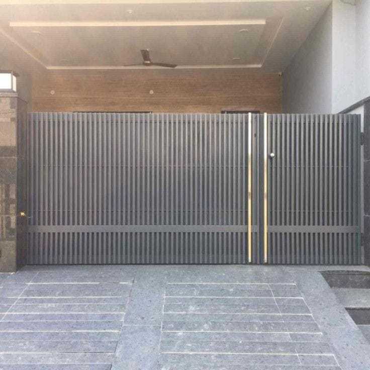 Pagar rumah plat minimalis sidoarjo surabaya