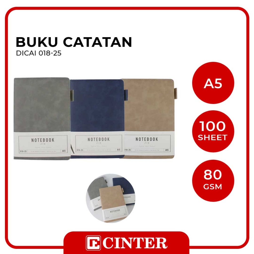 

BIBOLE - BUKU AGENDA KULIT / BUKU CATATAN / AGENDA KULIT A5 018-25 POLOS