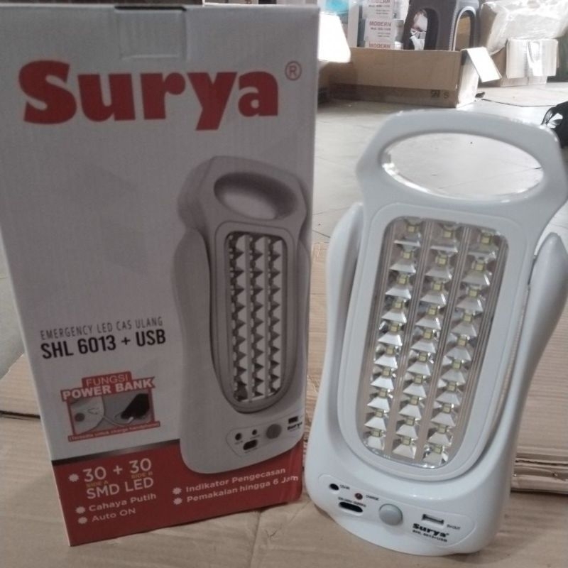 Lampu cas surya SHL 6013+USB