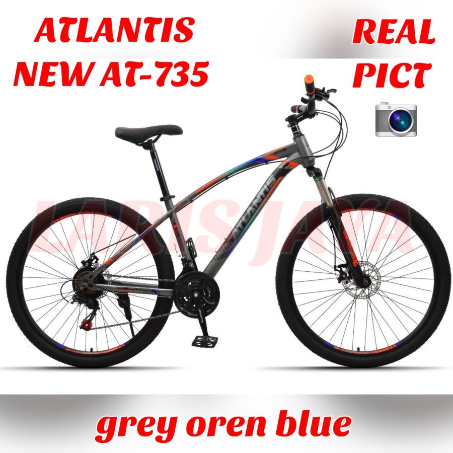 Terlaris [ Bonus Jalu ] Sepeda Gunung Atlantis 27,5 Inch At 735 Terbaru , Mtb 27.5 Atlantis Sepeda