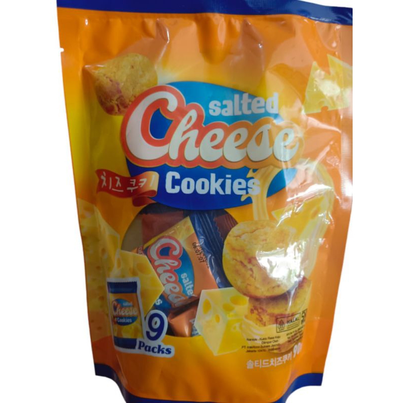 

Salted cheese cookies 9 pack 90g