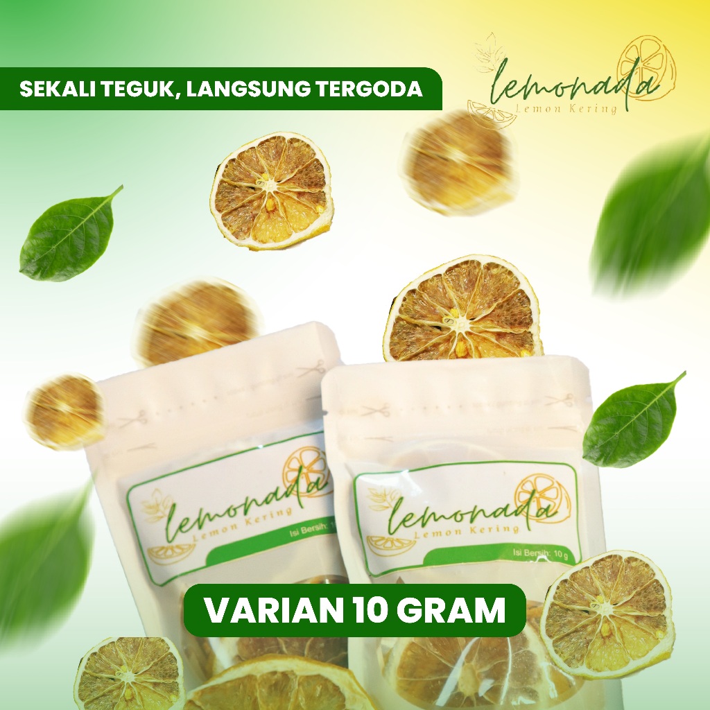 

Lemon Kering Premium Lemonada 100% Organik Cocok untuk Diet 10 gr