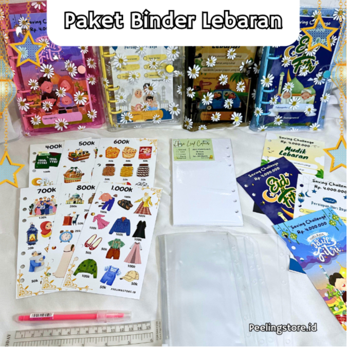 

Paket Binder Lebaran Target 4 Juta / Paket Binder Keuangan / Binder A6