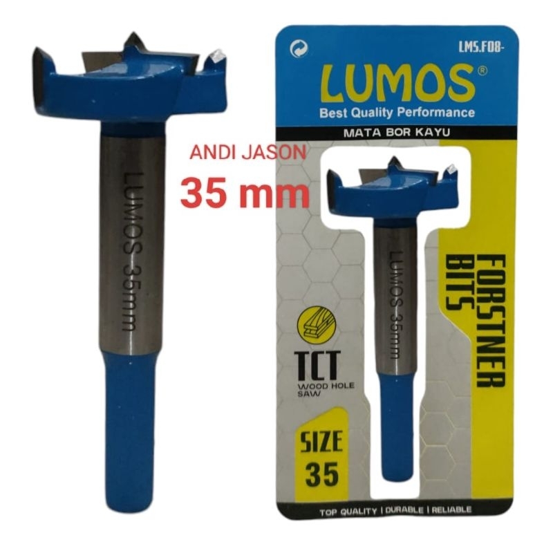 MATA BOR KAYU 35 MM LUMOS MATA BOR ENGSEL SENDOK BESAR / ENGSEL GELAP