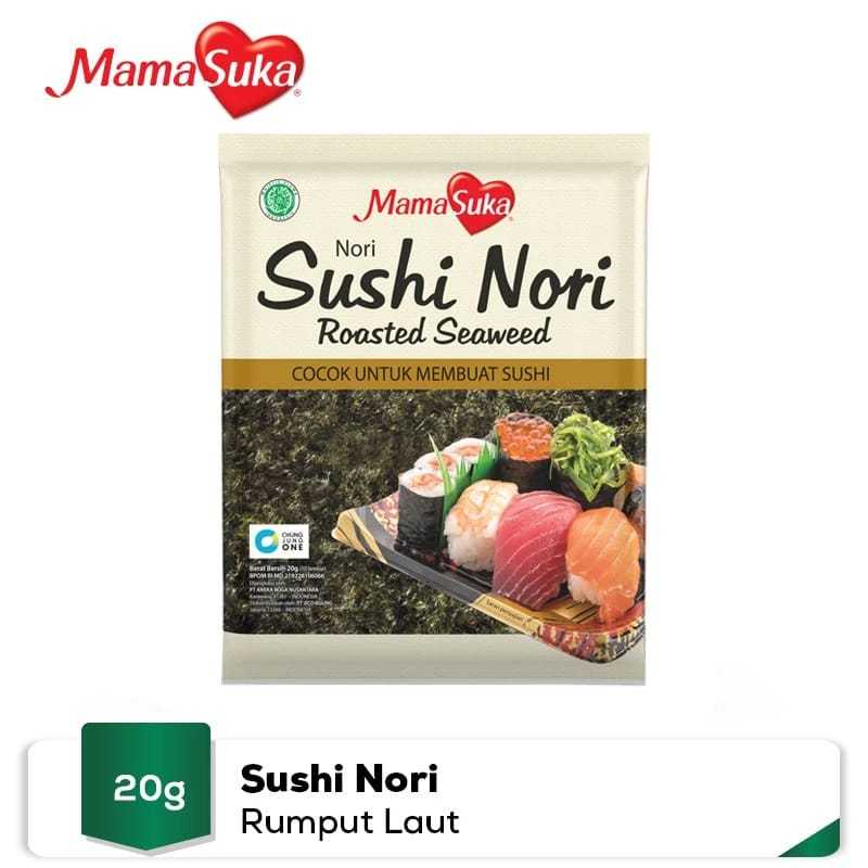 

Mamasuka Sushi Nori Roasted Seaweed 20gr isi 10 sheet