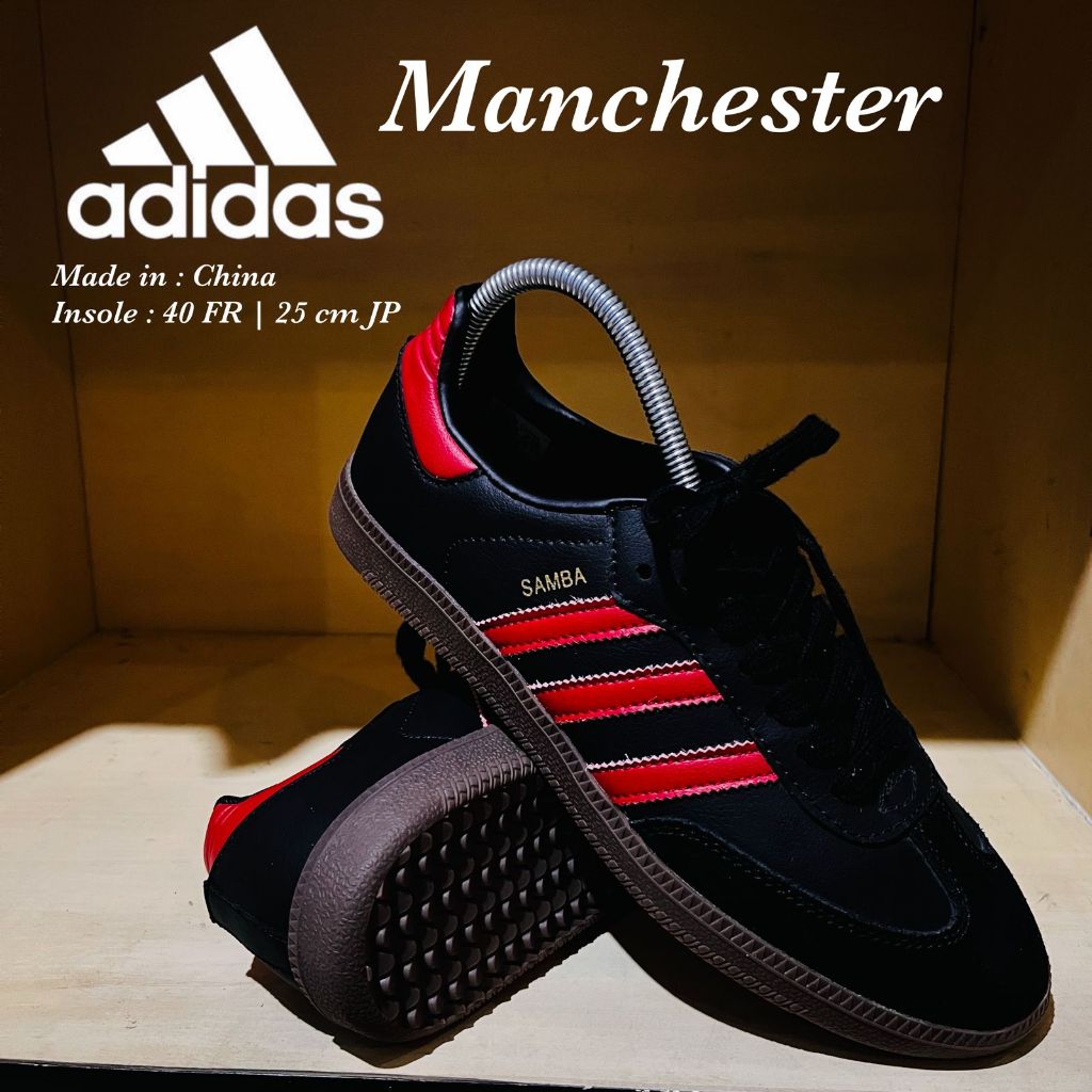 sepatu adidas samba manchester size 40 made in china original