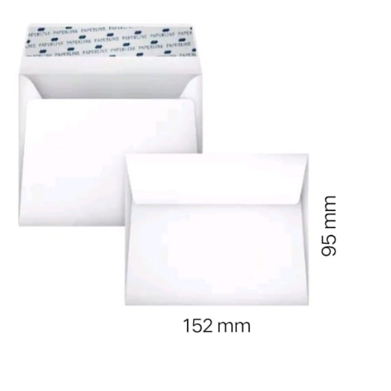 

(5 pcs) Amplop kecil putih uk. 95 x 152 mm