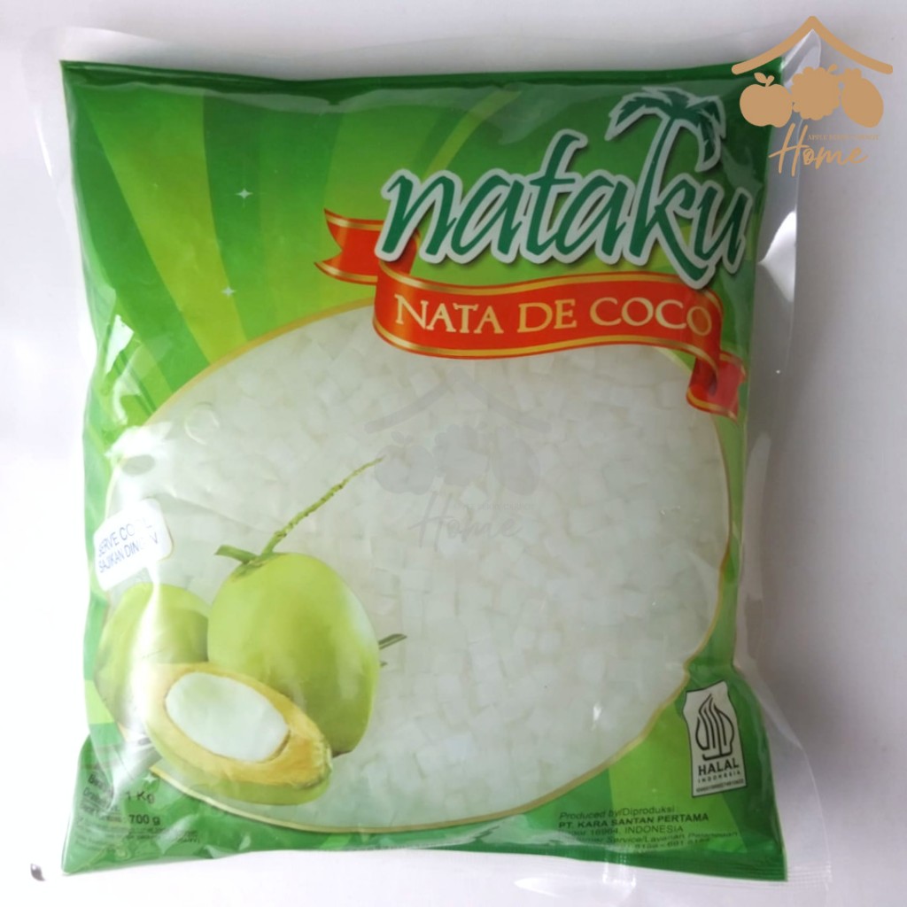 

NATAKU Nata De coco 1kg potongan biji kecil Sari Kelapa 1 kg 1000 gr nata ku pouch refill