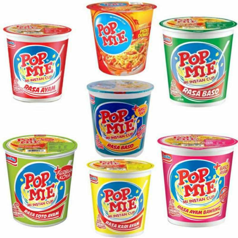 

Indomie Pop Mie Mi Instan Cup 75/80gr